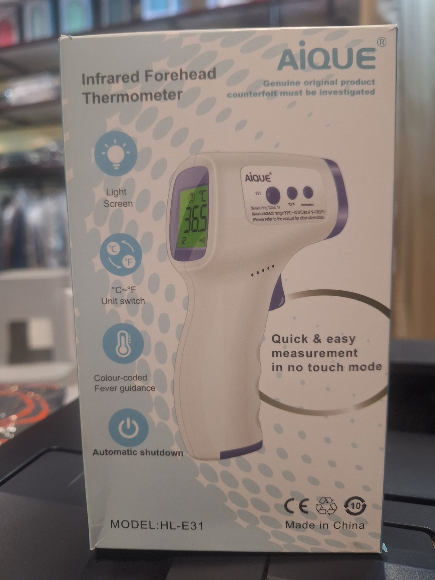 تب سنج لیزری آیکو AIQUE HL-E31